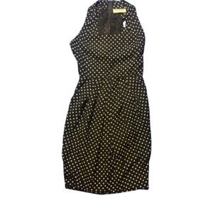 Vintage 80s RH Stevens Polka Dot Dress S
